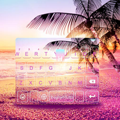 Sunsetbeach Keyboard Theme For PC