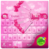 Pink Hearts Keyboard
