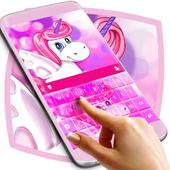 Pink Unicorn Keyboard Theme For PC