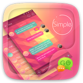 (FREE) GO SMS SIMPLE THEME For PC