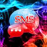 Color Smoke Theme GO SMS Pro For PC