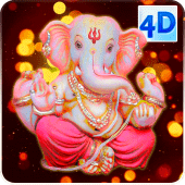 4D Ganapati Live Wallpaper For PC