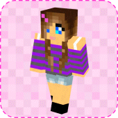 Girls Skins for Minecraft PE For PC