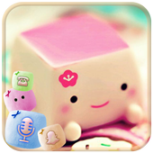 Marshmallow Candy Face Theme For PC