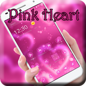 Pink Heart Theme For PC