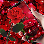 Blooming Red Rose Love Theme For PC