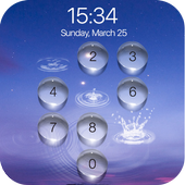 lock screen - water droplet For PC