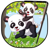 Lovely Forest Panda Theme For PC