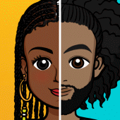 AfroMoji: African Afro Emoji Stickers Black For PC