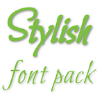 Stylish fonts for HTC
