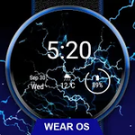 Watch Face: Electric Energy - Wear OS Smartwatch