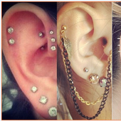 Forward Helix Piercing Designs For PC