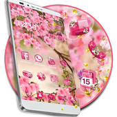 Pink Summer Flower Theme For PC
