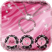 Pink Zebra Diamond Jewelry Theme For PC