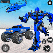 US Police Monster Truck Robot For PC