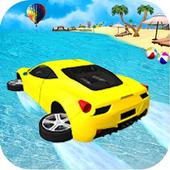 Water Floating Car Race For PC