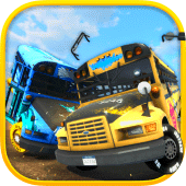 School Bus Demolition Derby For PC