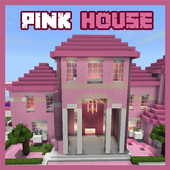 Pink Princess House maps for MCPE For PC