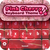 Pink Cherry Keyboard Theme