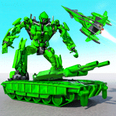 US Army Robot Transformation Jet Robo Car Tank War For PC