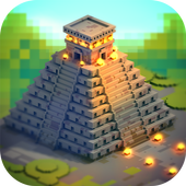 Aztec Craft Ancient Blocky City Building Games App In Pc