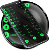 Theme for Drupe and RocketDial and ExDialer BGreen