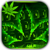 Weed Rasta Keyboard Theme For PC
