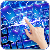 Lightning Blue Keyboard Theme For PC