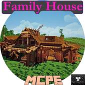 Family house for Minecraft PE For PC