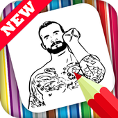 Learn Draw Coloring for WWE SuperStar by Fans For PC