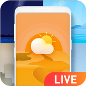 Weather Live Wallpaper for Free For PC