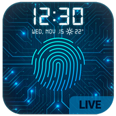 Future Tech Fingerprint Lock Screen for Prank