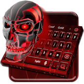 Red Neon Skull