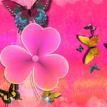 Theme Cute Pink GO Launcher EX For PC
