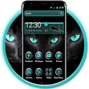 Blue Leopard Eyes Theme 1.1.3 Latest APK Download