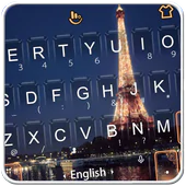 Live 3D Golden Eiffel Tower Keyboard Theme  APK 6.6.28