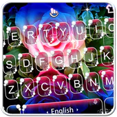 Live 3D Shining Colorful Rose Keyboard Theme 6.6.28 Latest APK Download