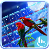 Lovely Parrots Keyboard Theme 