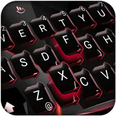 Business Simple Black Red Keyboard Theme 6.8.22.2018 Android for Windows PC & Mac