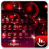 Live 3D Sparkling Red Star Keyboard Theme  APK 6.5.7
