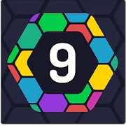 UP 9 - Hexa Puzzle! Merge Numbers to get 9 in PC (Windows 7, 8, 10, 11)