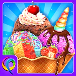 Rainbow Ice Cream Party - Unicorn Dessert Food