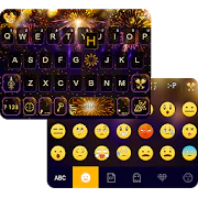 New Year Emoji Keyboard Theme 