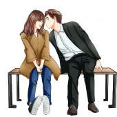 Romantic Couple WAStickers For PC