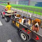 ATV Bike Dog Transporter Cart Driving