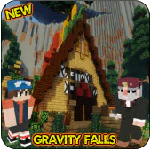 Map Gravity Falls: Blocks City APK 7.0