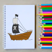 How to Draw Ship Step by Step