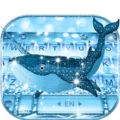 Blue Whale Keyboard Theme