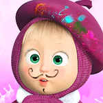 Masha and the Bear: Coloring in PC (Windows 7, 8, 10, 11)