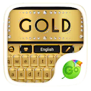 Gold Luxury Go Keyboard Theme 